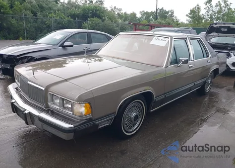 1988 Mercury Grand Marquis Ls z USA, uszkodzony, nr VIN 2MEBM75F1JX642134